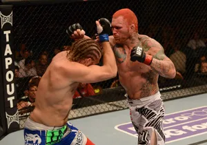 Chris Leben Fighting Andrew Craig Wallpaper