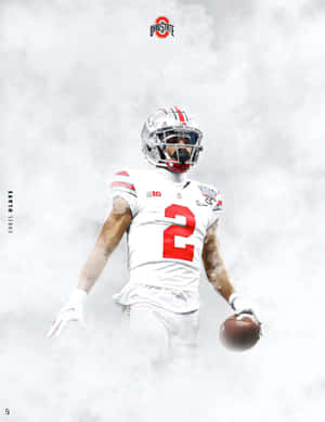 Chris Olave Ohio State Football Player Wallpaper