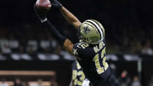 Chris Olave Saints Catch Highlight Wallpaper