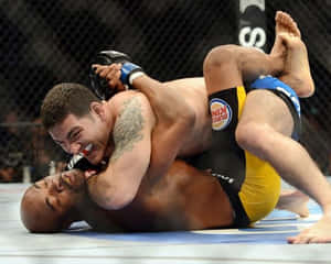 Chris Weidman Guard Passing Anderson Silva Wallpaper