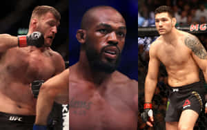 Chris Weidman Stipe Miocic Jon Jones Wallpaper