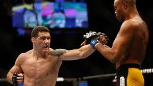 Chris Weidman Trying To Jab Wallpaper