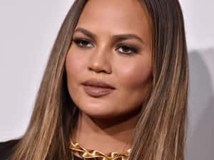 Chrissy Teigen Event Closeup Wallpaper