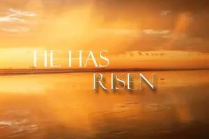 Christ Is Risen - Rejoice For The Resurrection Of Jesus Wallpaper Wallpaper