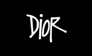 Christian Dior Logo Black Background Wallpaper