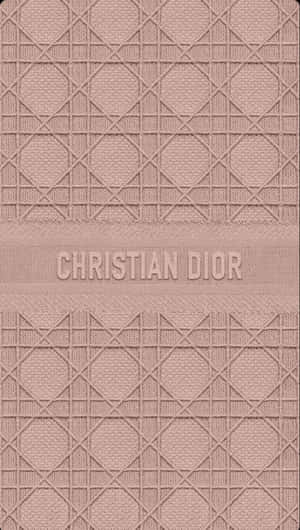 Christian Dior Logo Pattern Wallpaper