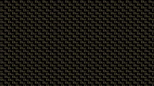 Christian Dior Logo Pattern Wallpaper