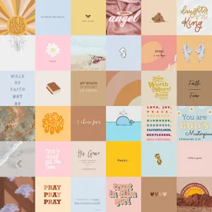 Christian Inspiration Collage Wallpaper