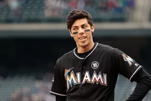 Christian Yelich Miami Marlins Uniform Wallpaper