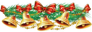 Christmas Bells Rows Wallpaper