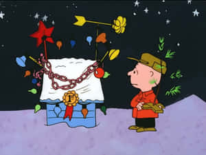 Christmas Cartoon Charlie Brown Snoopy Wallpaper