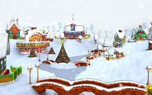 Christmas Cartoon Christmas Community Wallpaper