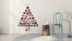 Christmas Collage Tree Wallpaper