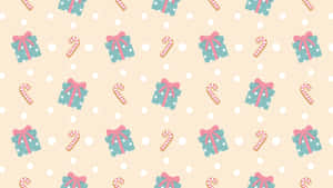 Christmas Gift Pattern Wallpaper