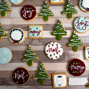 Christmas Gingerbreads Wallpaper