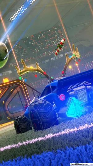 Christmas Octane Car Rocket League Iphone Wallpaper