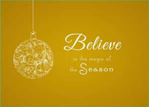 Christmas Quote Believe Wallpaper