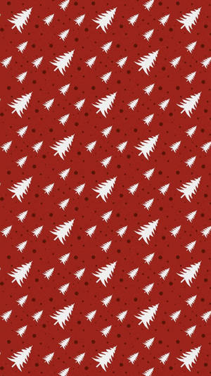 Christmas Tree Pattern Background Wallpaper