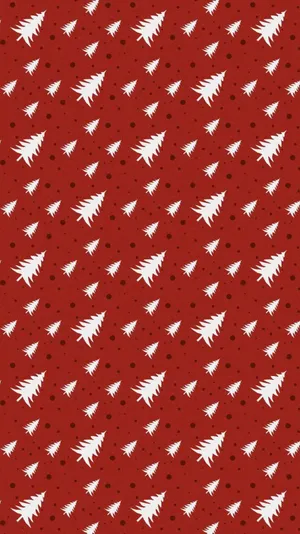 Christmas Tree Pattern Background Wallpaper