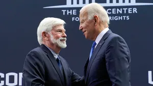 Christopher Dodd Looking Up Wallpaper