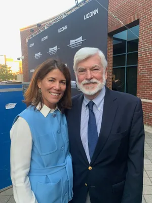 Christopher Dodd With Wife Wallpaper