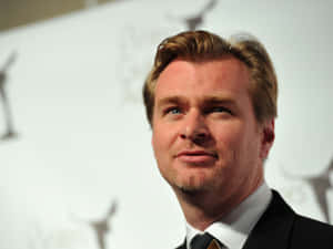 Christopher Nolan On The Film Set Wallpaper