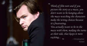 Christopher Nolan - The Visionary Filmmaker Wallpaper