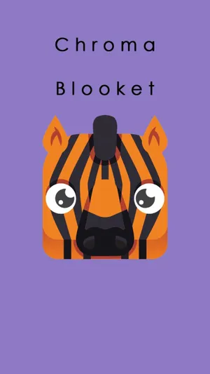 Chroma Blooket Tiger Character Wallpaper