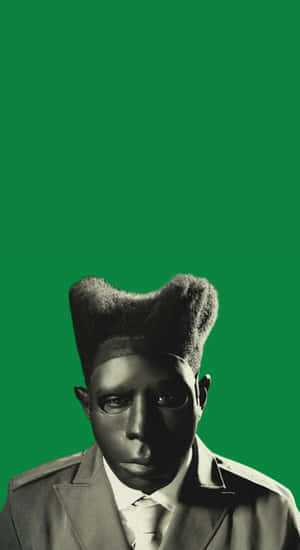 Chromatopia Black And Green Contrast Wallpaper