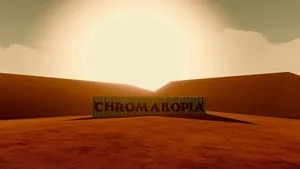 Chromatopia Desert Sunset Wallpaper