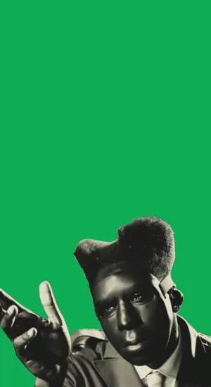 Chromatopia Green Background Wallpaper