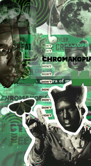 Chromatopia Visual Collage Wallpaper