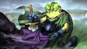 Chrono Trigger Crying Frog Wallpaper