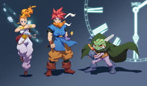 Chrono Trigger Main Anime Characters Wallpaper