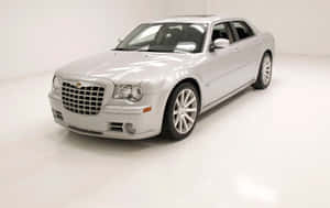 Chrysler 300 Driving In City Wallpaper