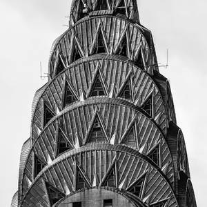 Chrysler Building New York Black And White Wallpaper