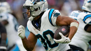 Chuba Hubbard Carolina Panthers Running Back Action Wallpaper