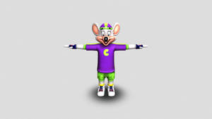 Chuck E Cheese 3d Rendering Wallpaper