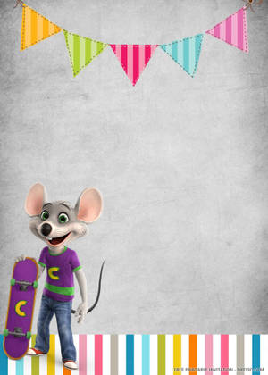 Chuck E Cheese Card Template Wallpaper