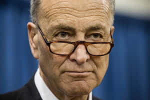 Chuck Schumer Close Up Portrait Wallpaper