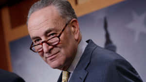 Chuck Schumer Side Glance Wallpaper