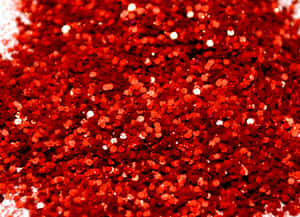 Chunky Royal Red Glitter Patterns Wallpaper