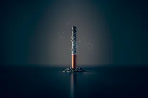 Cigar With Burnt Wrapper Addiction Wallpaper