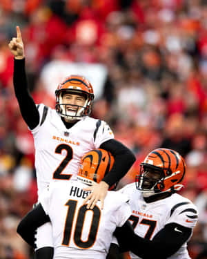 Cincinnati Bengals Kicker Celebration Wallpaper