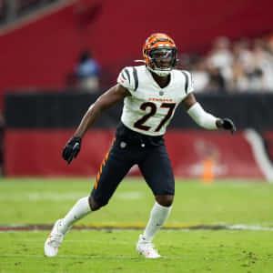 Cincinnati Bengals Player27 Action Shot Wallpaper
