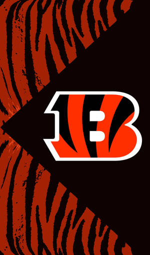 Cincinnati Bengals Tiger Skin Pattern Wallpaper