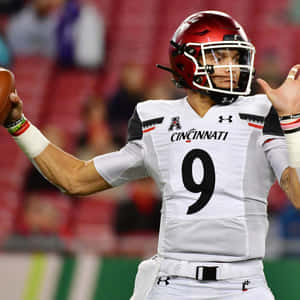 Cincinnati Quarterback Action Shot Wallpaper