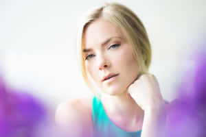 Cindy Busby Contemplative Portrait Wallpaper