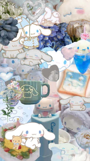 Cinnamoroll Collage Aesthetic.jpg Wallpaper