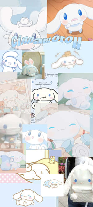 Cinnamoroll Collage Aesthetic Wallpaper Wallpaper